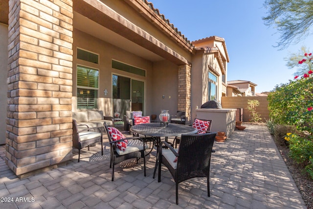 view of patio