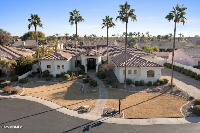 view of mediterranean / spanish-style house