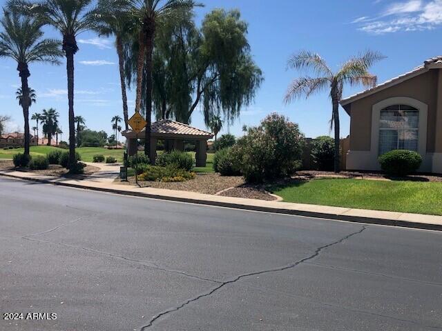 view of road featuring curbs and sidewalks