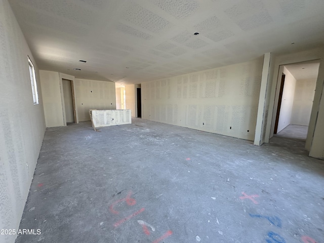 view of unfurnished living room