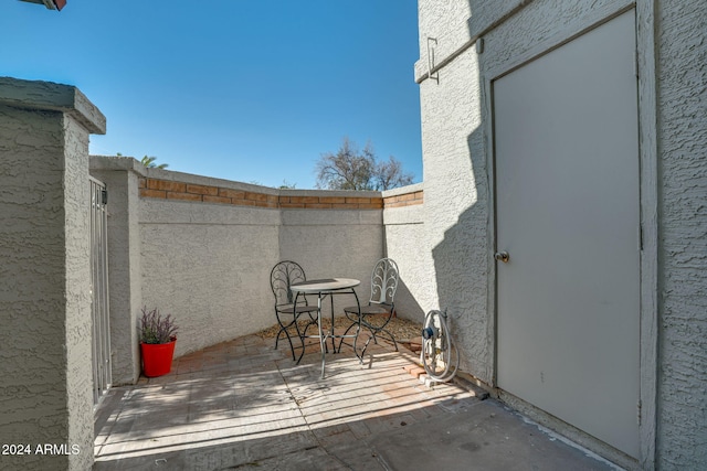 view of patio