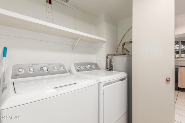 laundry room with independent washer and dryer