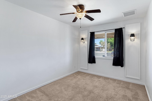 1215 E Geneva Dr, Tempe, AZ 85282 - unfurnished room with carpet floors, ceiling fan, and baseboards