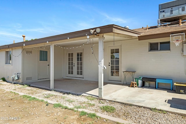 1215 E Geneva Dr, Tempe, AZ 85282 - back of property featuring a patio area and french doors
