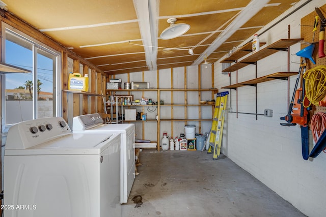 1215 E Geneva Dr, Tempe, AZ 85282 - garage with separate washer and dryer