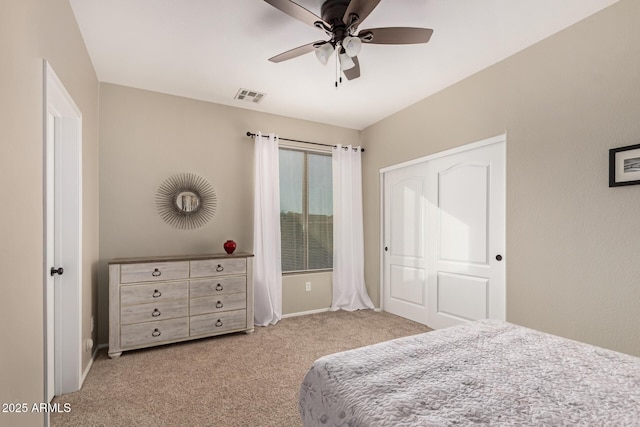 3532 W Mesquite Ave, San Tan Valley, AZ 85144 - carpeted bedroom featuring baseboards and ceiling fan