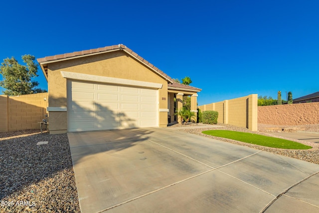 3532 W Mesquite Ave, San Tan Valley, AZ 85144 - single story home featuring stucco siding, concrete driveway, and an attached garage