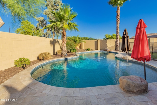 3532 W Mesquite Ave, San Tan Valley, AZ 85144 - view of pool featuring a fenced backyard