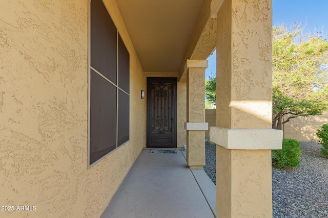3532 W Mesquite Ave, San Tan Valley, AZ 85144 - property entrance with stucco siding