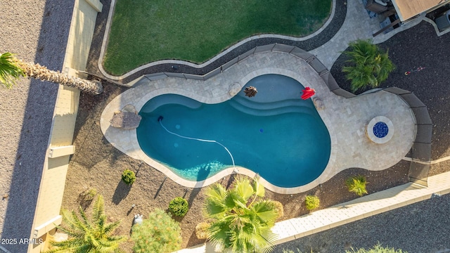 3532 W Mesquite Ave, San Tan Valley, AZ 85144 - bird's eye view of a pool area