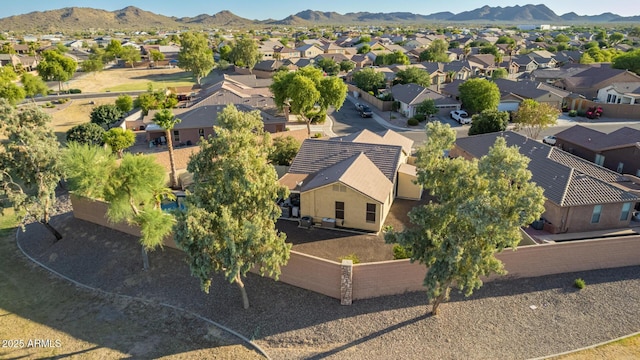 3532 W Mesquite Ave, San Tan Valley, AZ 85144 - aerial view of residential area with mountains