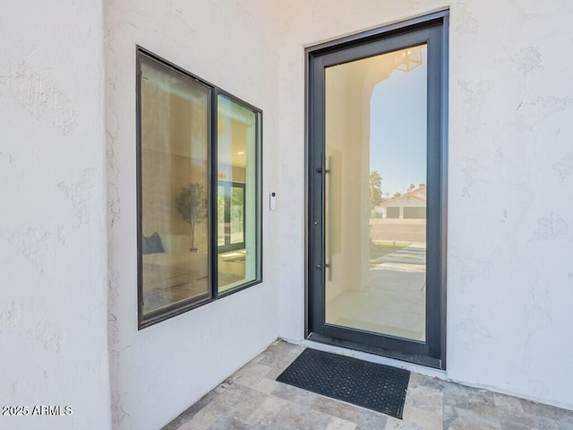 4748 E Redfield Rd, Phoenix, AZ 85032 - property entrance with stucco siding