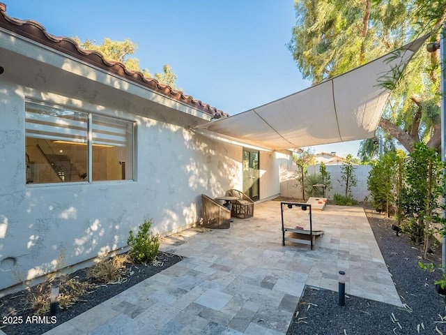 4748 E Redfield Rd, Phoenix, AZ 85032 - fenced backyard featuring a patio
