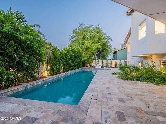 4748 E Redfield Rd, Phoenix, AZ 85032 - view of swimming pool featuring a patio and a fenced backyard