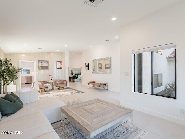 4748 E Redfield Rd, Phoenix, AZ 85032 - tiled living area featuring recessed lighting and baseboards