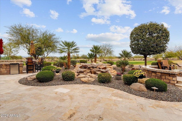 view of patio