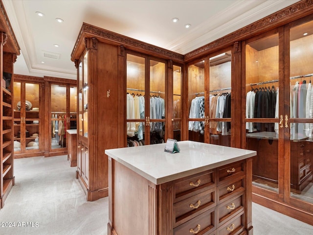 40 Biltmore Est, Phoenix, AZ 85016 - walk in closet featuring visible vents and light carpet