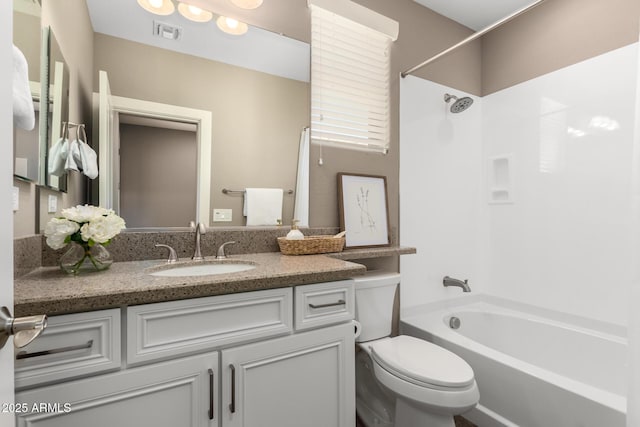 36145 N Desert Tea Dr, Queen Creek, AZ 85140 - full bathroom with shower / tub combination, toilet, and vanity