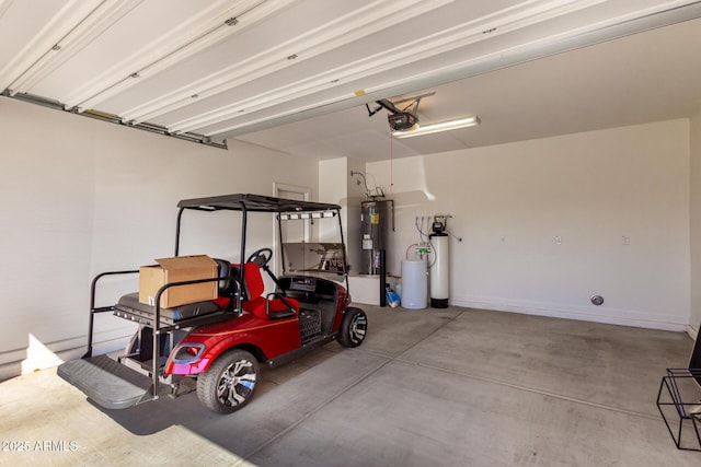 36145 N Desert Tea Dr, Queen Creek, AZ 85140 - garage featuring electric water heater and a garage door opener