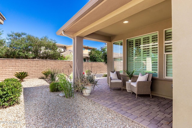 36145 N Desert Tea Dr, Queen Creek, AZ 85140 - view of patio featuring fence
