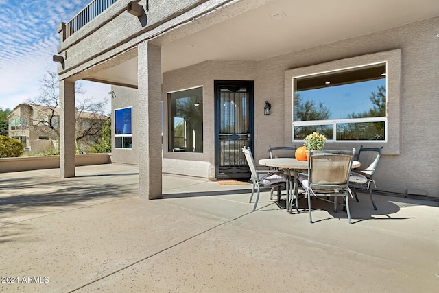 8757 E Lariat Ln, Scottsdale, AZ 85255 - view of patio / terrace with outdoor dining space