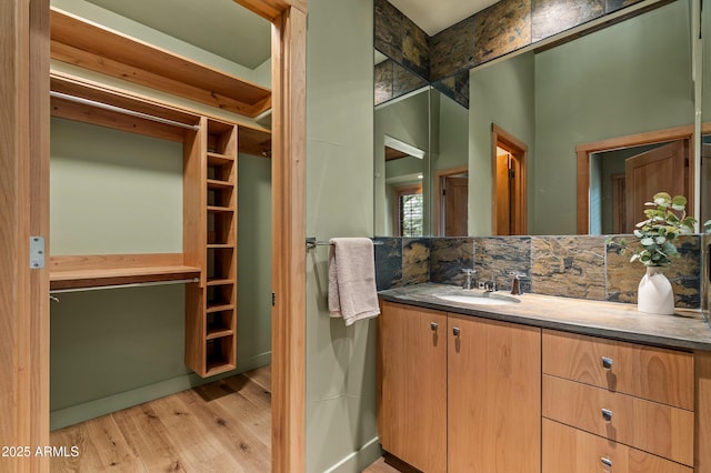 2096 William Palmer, Flagstaff, AZ 86005 - bathroom featuring wood finished floors and vanity