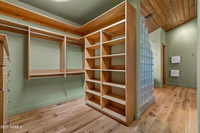 2096 William Palmer, Flagstaff, AZ 86005 - spacious closet with visible vents and wood finished floors