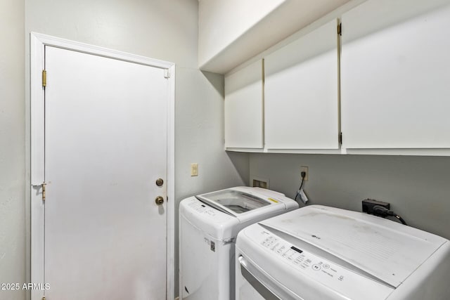 5428 W Wethersfield Dr, Glendale, AZ 85304 - washroom featuring cabinet space and washer and clothes dryer