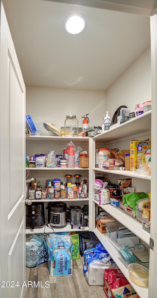 view of pantry