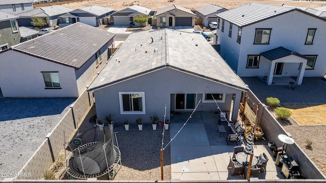 aerial view featuring a residential view