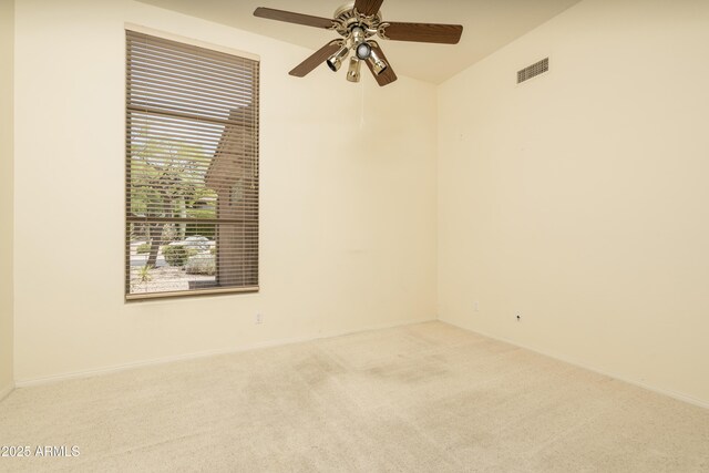 6917 E Night Glow Cir, Scottsdale, AZ 85266 - carpeted spare room featuring a ceiling fan and baseboards