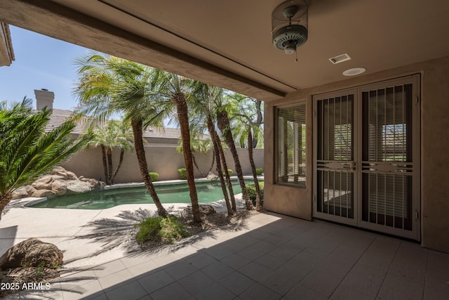 6917 E Night Glow Cir, Scottsdale, AZ 85266 - fenced backyard featuring a patio area