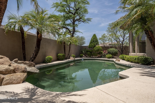 6917 E Night Glow Cir, Scottsdale, AZ 85266 - view of pool featuring a fenced backyard