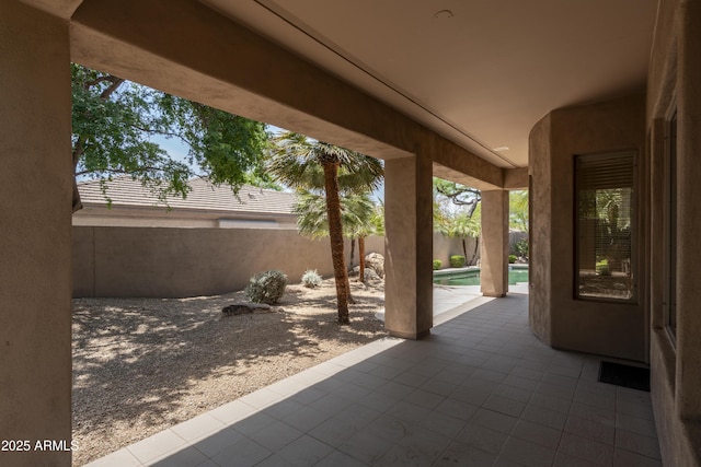 6917 E Night Glow Cir, Scottsdale, AZ 85266 - fenced backyard featuring a patio