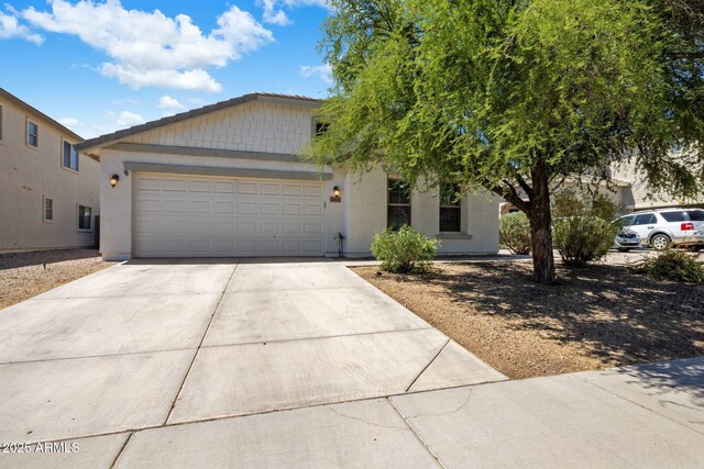 2615 W Silver Streak Way, San Tan Valley, AZ 85144 - view of front of house featuring driveway and an attached garage