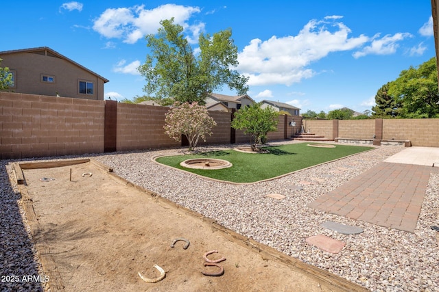 2615 W Silver Streak Way, San Tan Valley, AZ 85144 - view of yard with a patio area