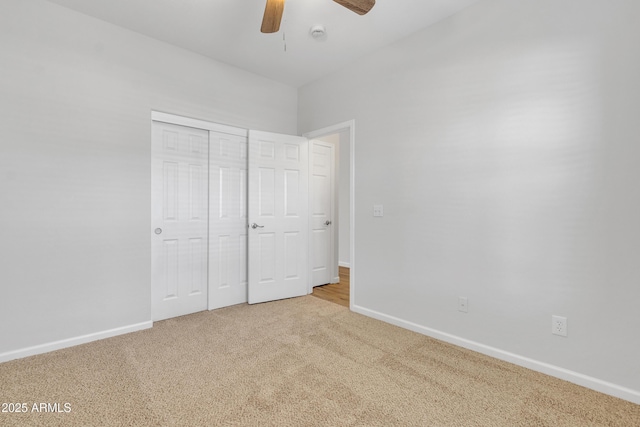 9261 W Sheridan St, Phoenix, AZ 85037 - unfurnished bedroom with carpet floors, a closet, and ceiling fan