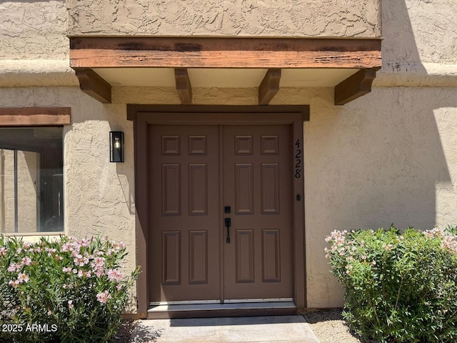 view of property entrance