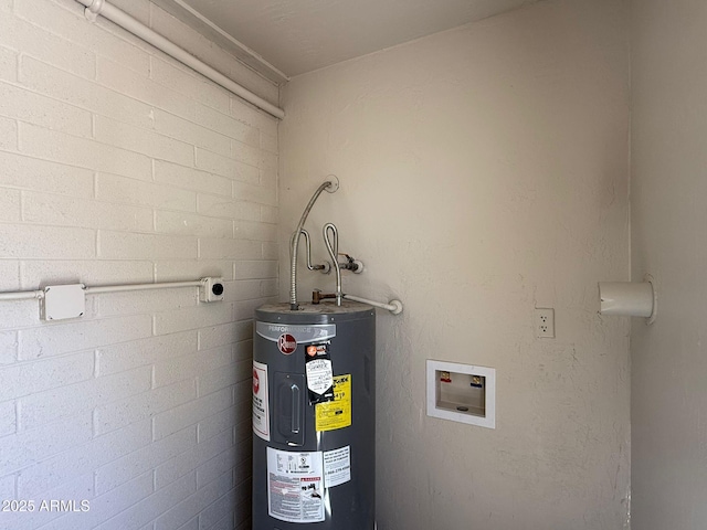 utilities featuring water heater