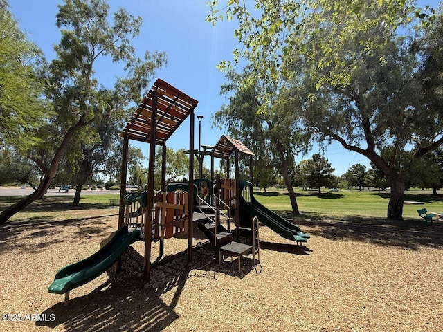 view of communal playground