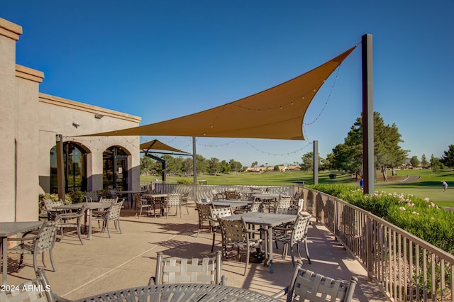 view of patio