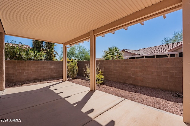 view of patio