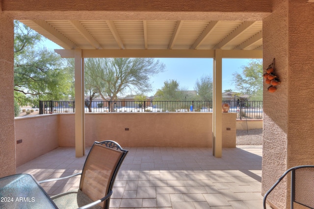 view of patio