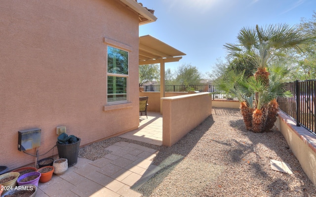 exterior space featuring a patio