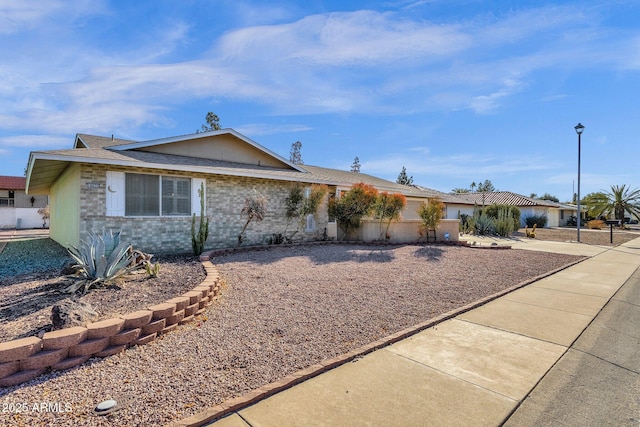 view of ranch-style home