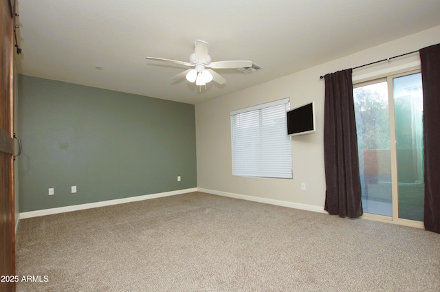2150 W Alameda Rd Unit 1109, Phoenix, AZ 85085 - unfurnished room with carpet flooring, baseboards, and ceiling fan