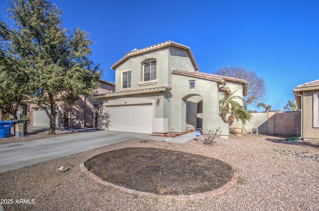 2325 S 88th Dr, Tolleson, AZ 85353 - mediterranean / spanish-style home featuring a garage
