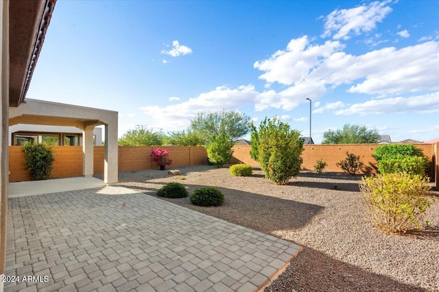 exterior space with a patio