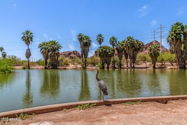 property view of water