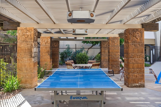 7625 E Camelback Rd Unit B226, Scottsdale, AZ 85251 - view of patio featuring a pergola